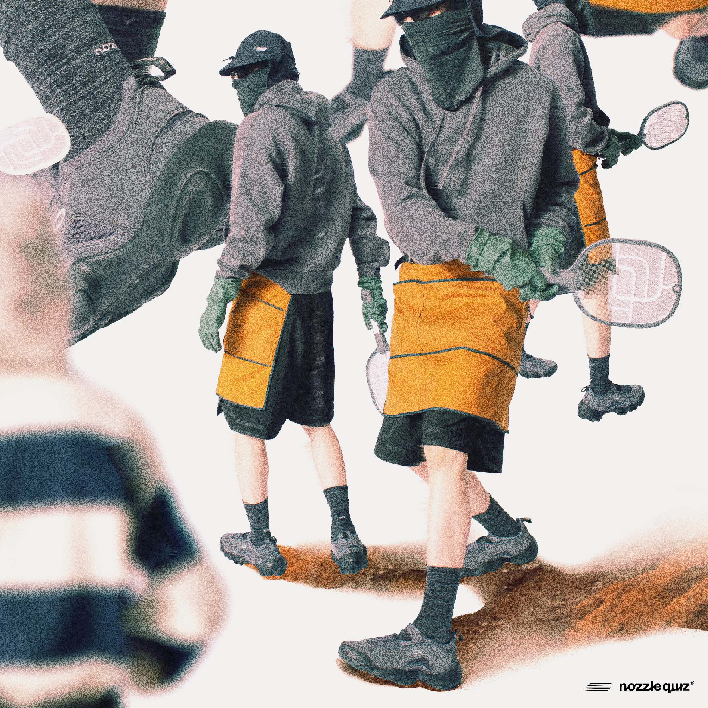 nozzle quiz 後研設計 / Essential Crew 中高筒運動休閒襪