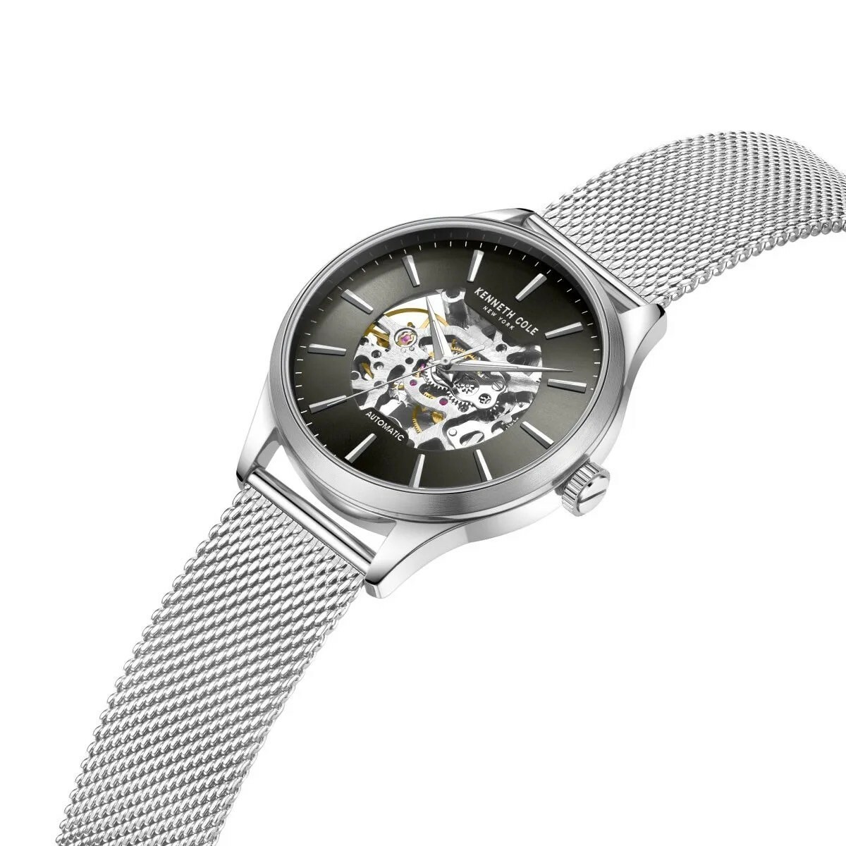 【KENNETH COLE】 鏤空機芯機械男錶 KCWGL2216906 44mm 現代鐘錶