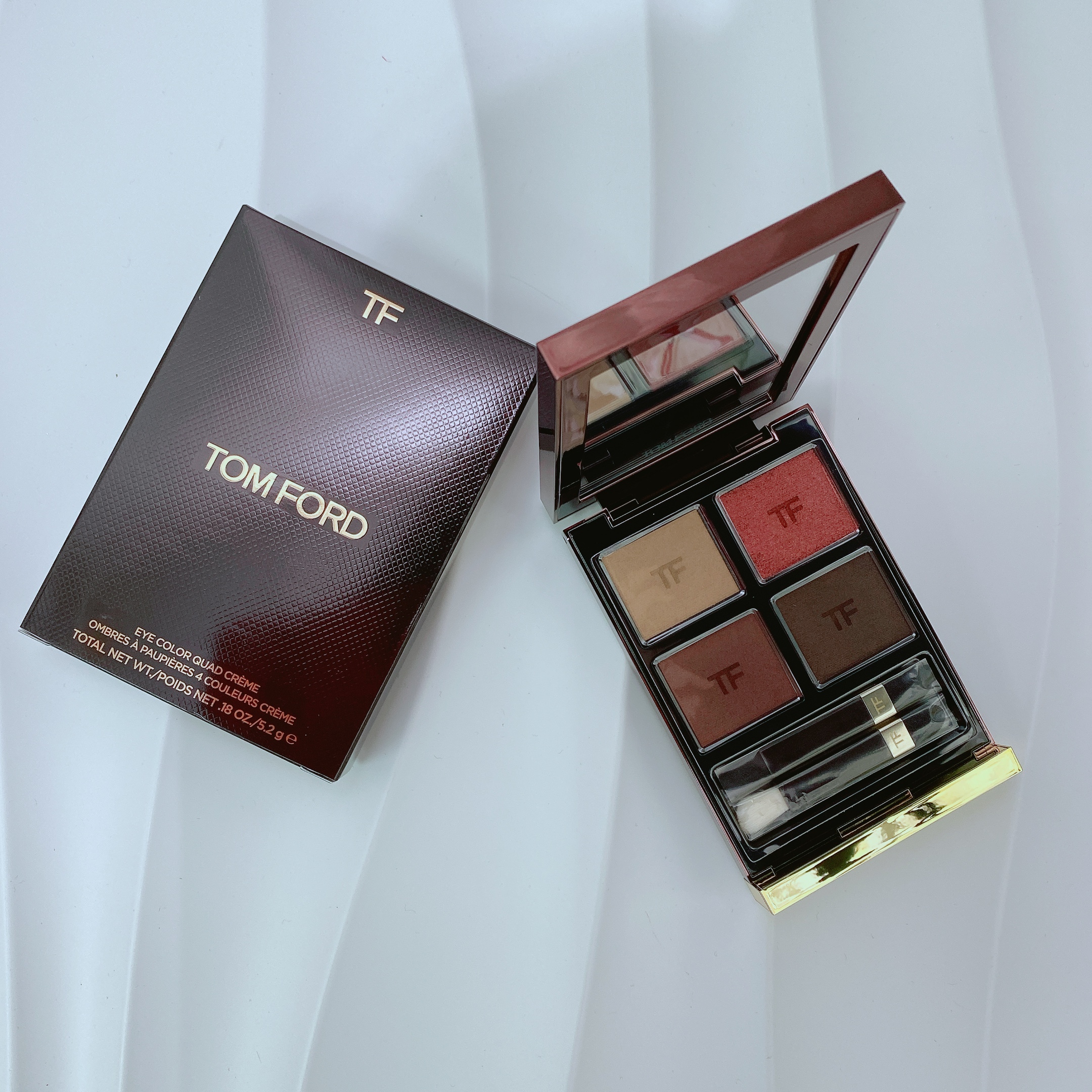 TOM FORD 新色 幻魅四色眼影盤 # 46 EMBER BRONZE