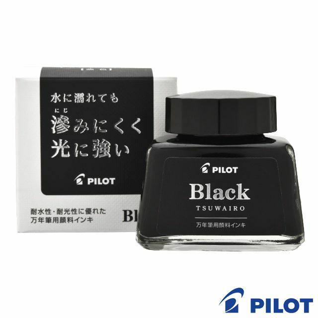 強色 TSUWAIRO 防水暈染 耐光性顏料 鋼筆墨水 30ML｜PILOT 百樂 日本