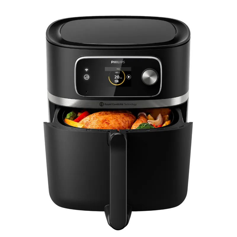 飛利浦 Philips   HD9880/90‧7000 Series Combi  XXL 智能健康空氣炸鍋‧食物溫度計‧8.3升‧香港行貨,原廠2年全球保養‧