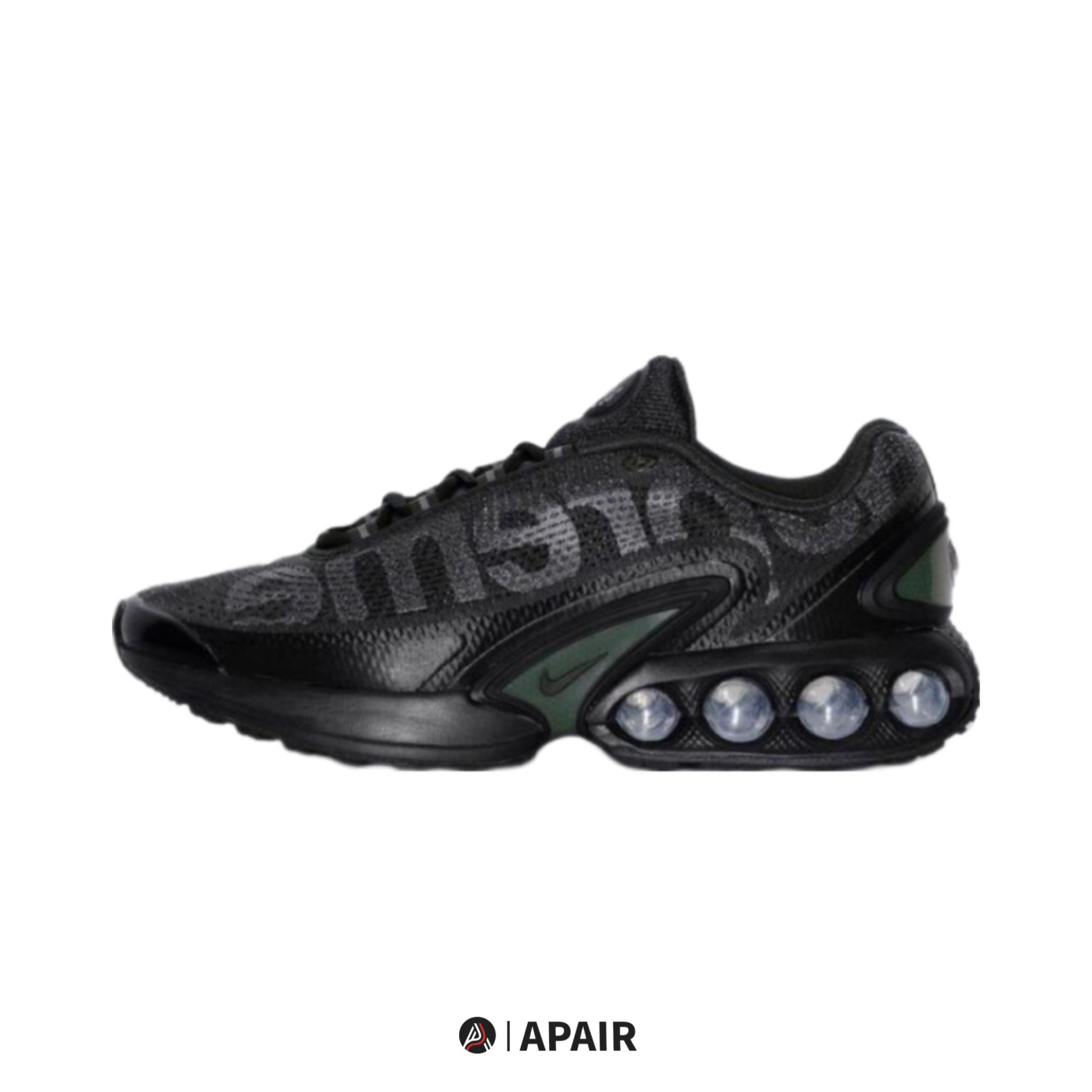 【APAIR】預購 supreme x Nike air max dn 全黑 反光 氣墊 聯名款 FZ4044-001