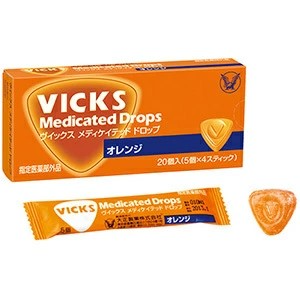 日本 大正製藥 VICKS 喉糖 20顆 潤喉舒緩喉嚨不適口氣清新