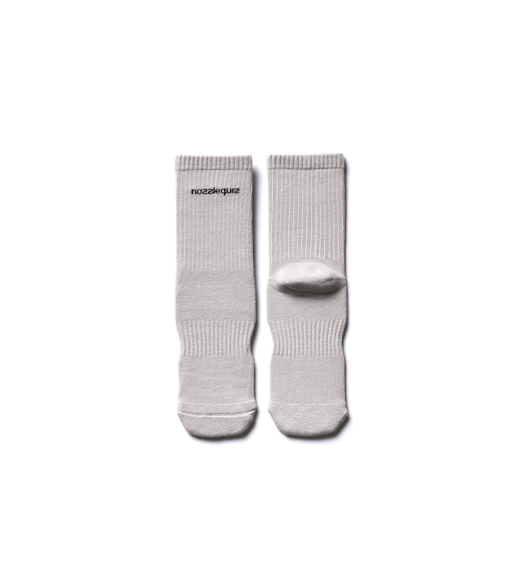 nozzle quiz® / Essential 中筒休閒襪 - 灰 ／ Grey