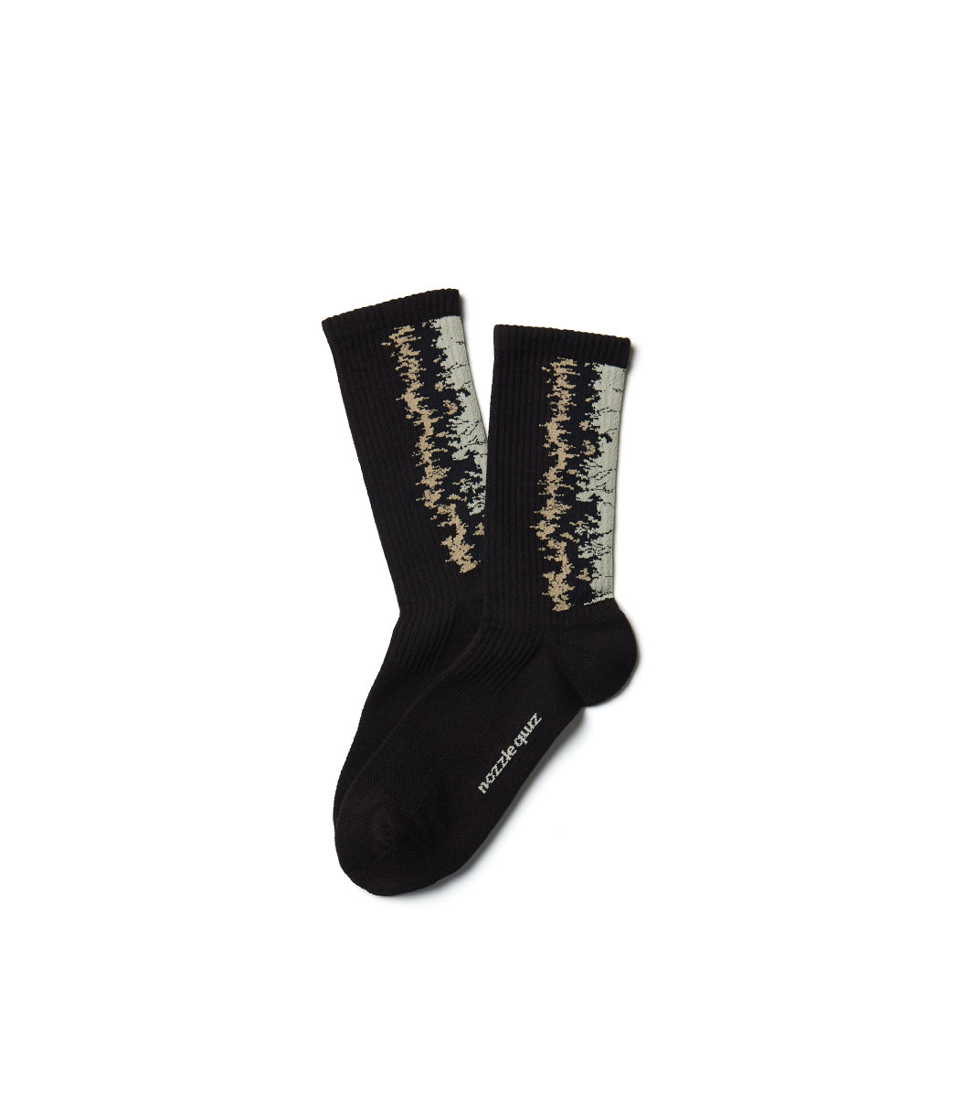 nozzle quiz® / LANDING 中高筒休閒襪 - 漸橡／Gradient Acorn