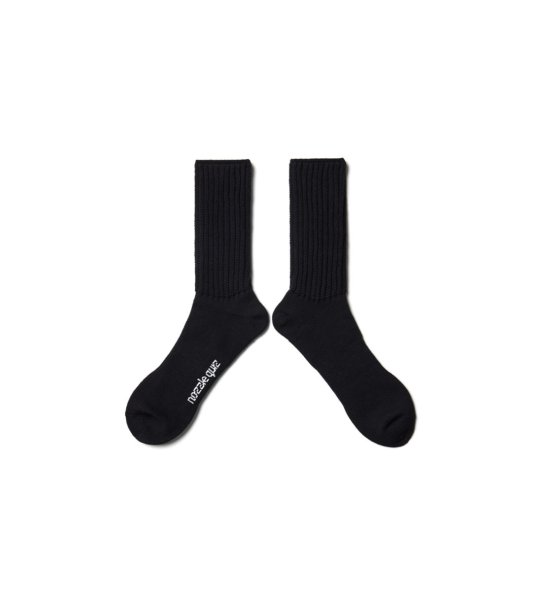 nozzle quiz® / Essential O'Skool 長筒休閒襪 - 古墨／O'Ink