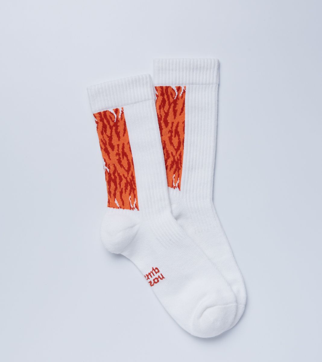 nozzle quiz® / LANDING 中高筒休閒襪 - 冰橘／Ochre Ice