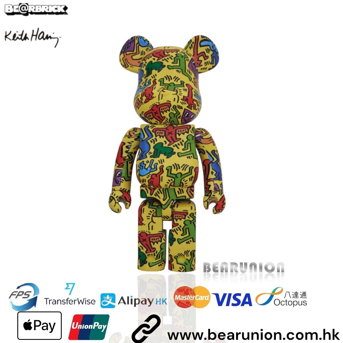🥇現貨🥇 Bearbrick 1000% KEITH HARING #5