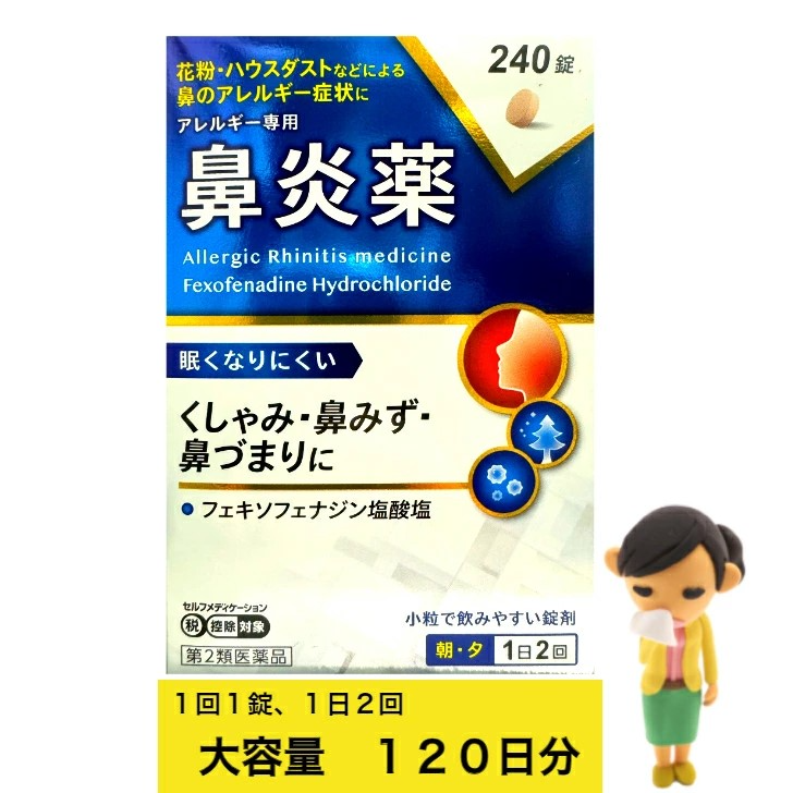 日本 FX 鼻炎錠 Ace 240錠 過敏性鼻炎日常調整使用