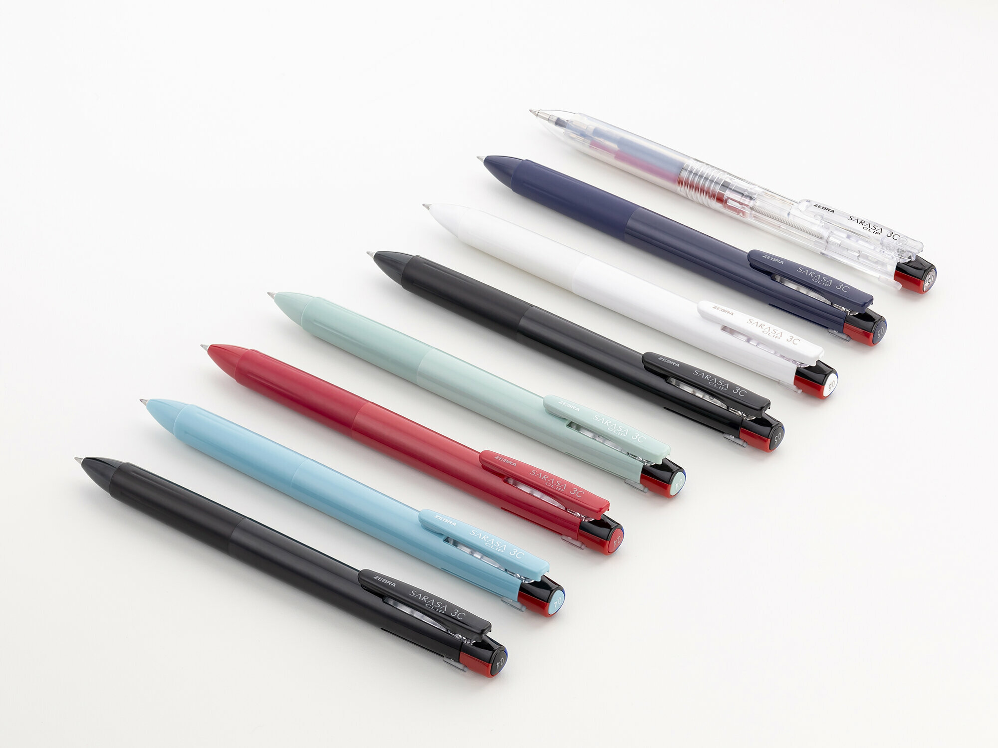 SARASA Clip 3C 三色中性圓珠筆｜日本ZEBRA