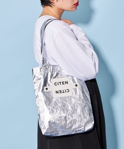CITEN / Kurukuru Patchin Metallic Tote Bag