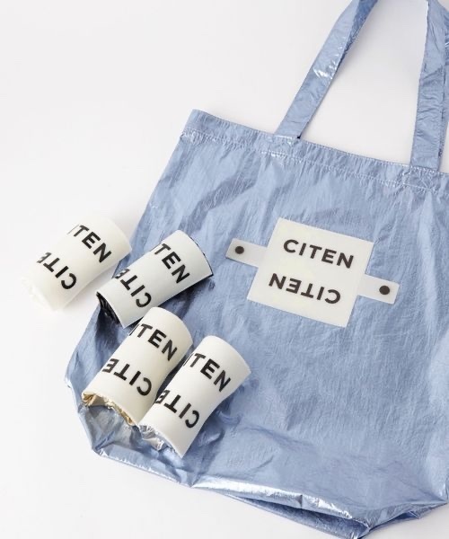 CITEN / Kurukuru Patchin Metallic Tote Bag