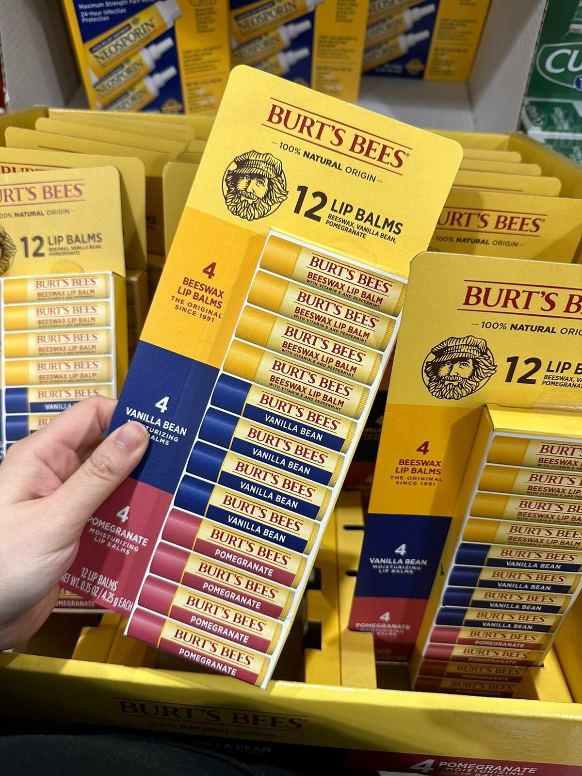 【團購】Burt's Bees Z022403 特強修護潤唇膏 (12支裝)