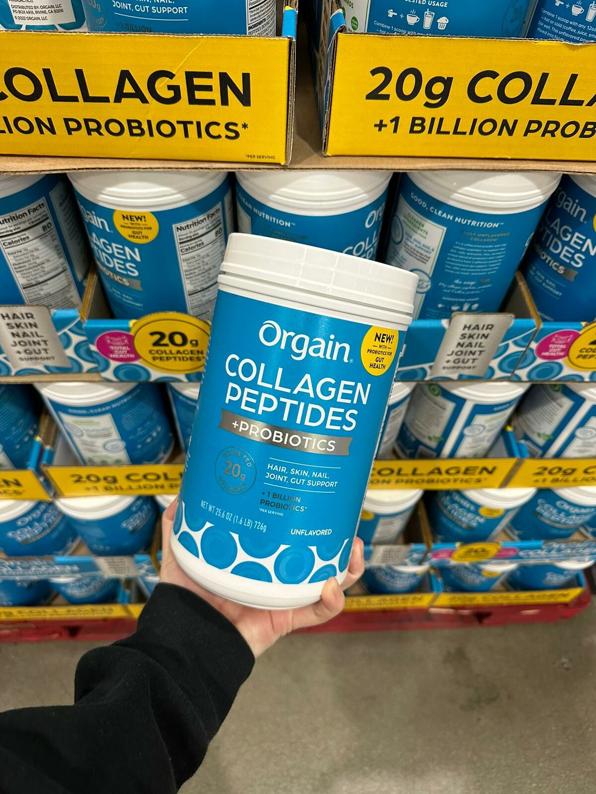 【團購】Orgain Z022404 膠原蛋白肽益生菌 (1.6LB)