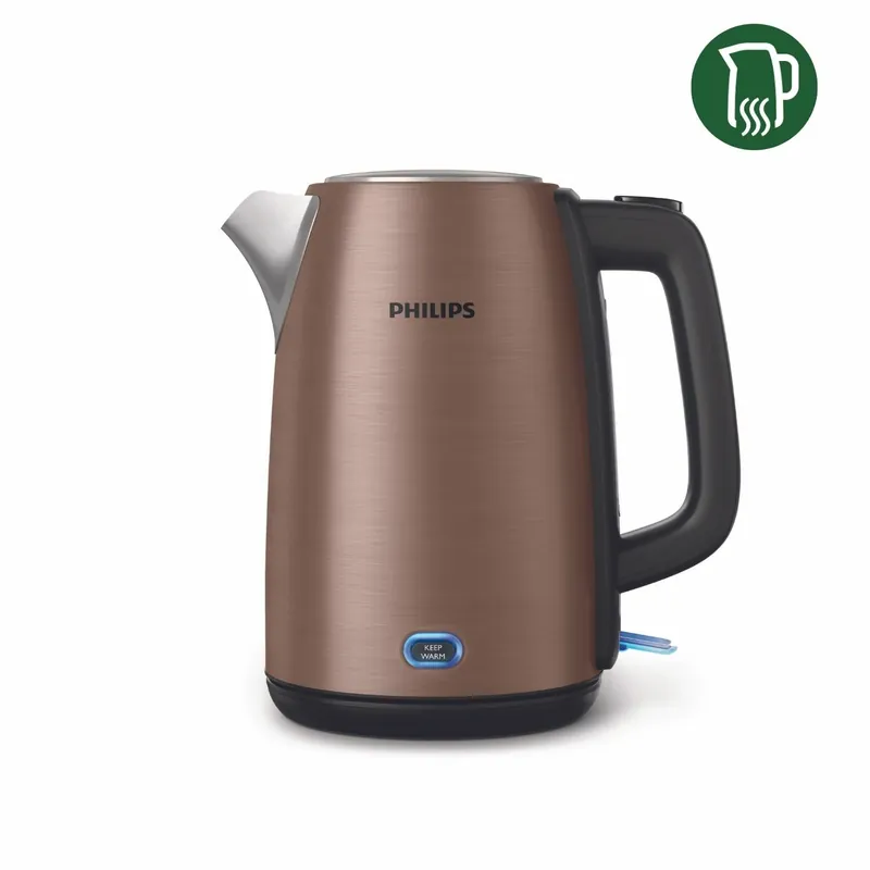 飛利浦 Philips  HD9355/92‧不鏽鋼無線電熱水煲‧保溫‧1.7公升‧香港行貨,原廠2年全球保養‧