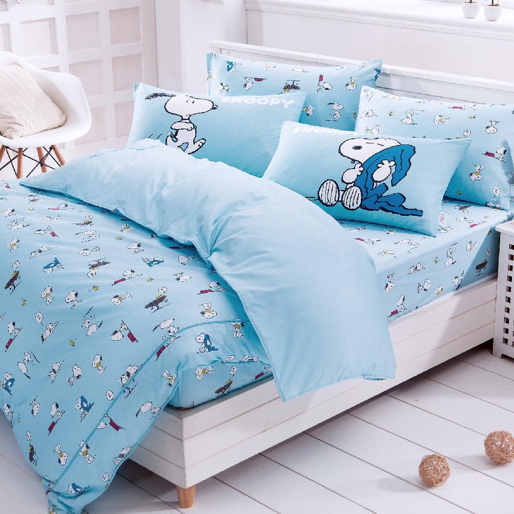 SNOOPY床包兩用被組 | 無異纖精梳美國棉 | SN111小夥伴