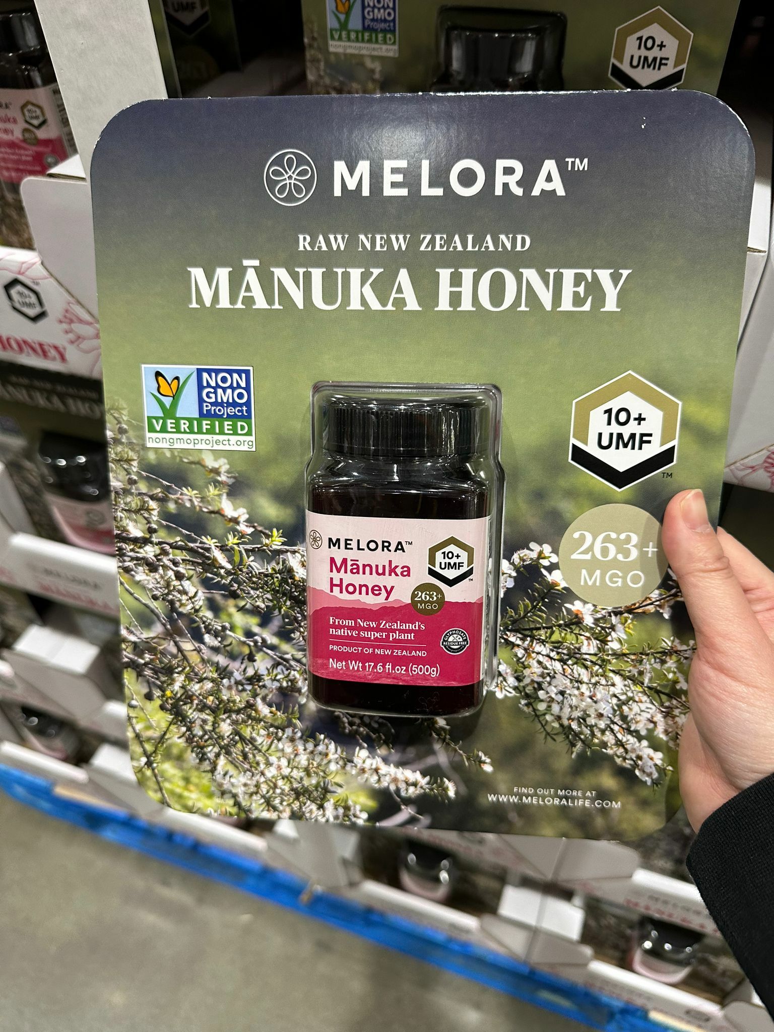【團購】Melora Z022406 Manuka 天然麥蘆卡蜂蜜 (500g裝)