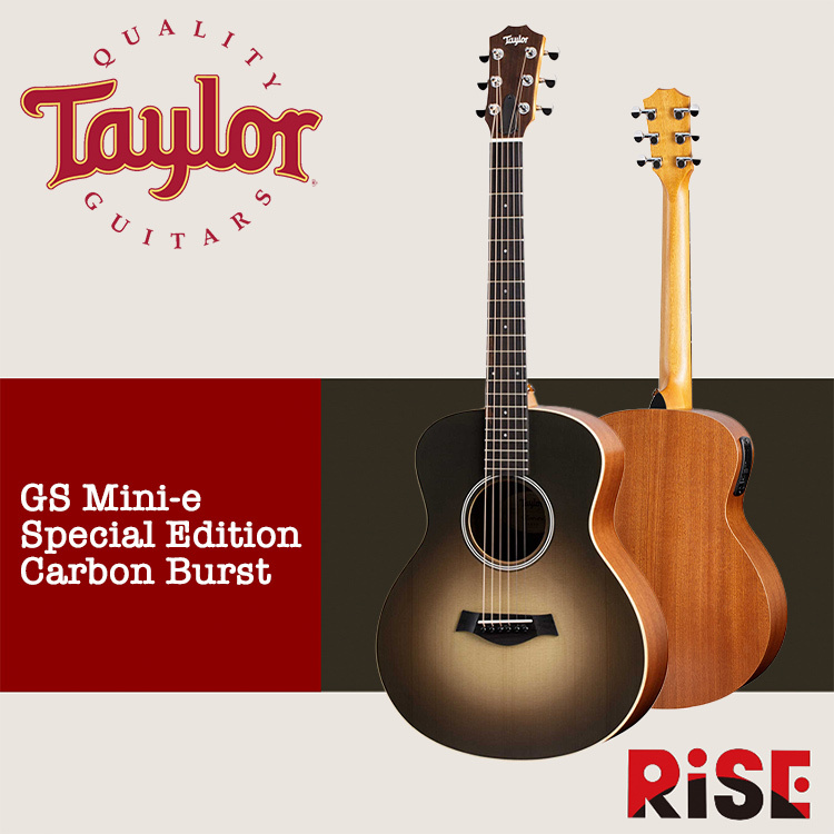 Taylor GS Mini-e SE Carbon Burst 面單板 木吉他