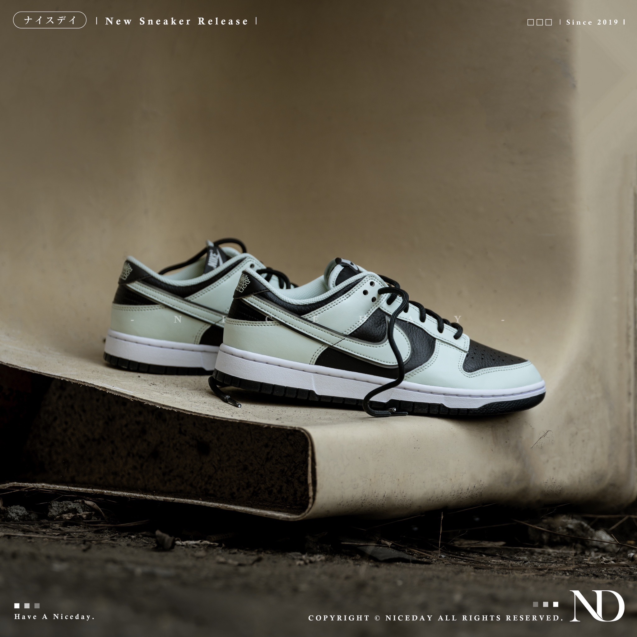 NICEDAY 現貨 Nike Dunk Low PRM 薄荷綠 黑 男鞋 fz1670-001