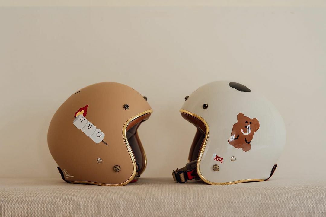 （現貨）免運  Nikko x Dinotaeng 聯名安全帽 茶色鏡片 袋鼠 Quokka Bobo