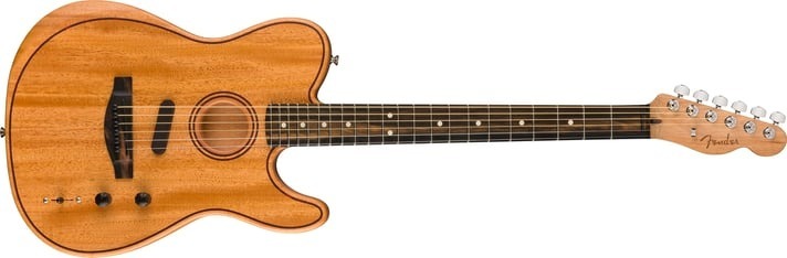 Fender Fender Acoustasonic Telecaster All-Mahogany 電木吉他 原木色 — 三峽吉他 / Bass｜YA! 玩音樂