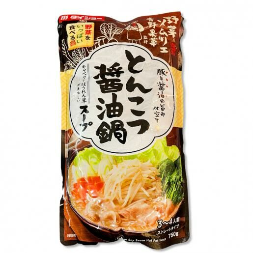 Daisho Tonkotsu Soy Sauce Pot Soup Base 750g