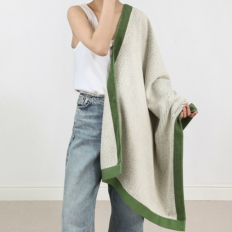 《3716》素色簡約日系親膚純長絨棉毛巾