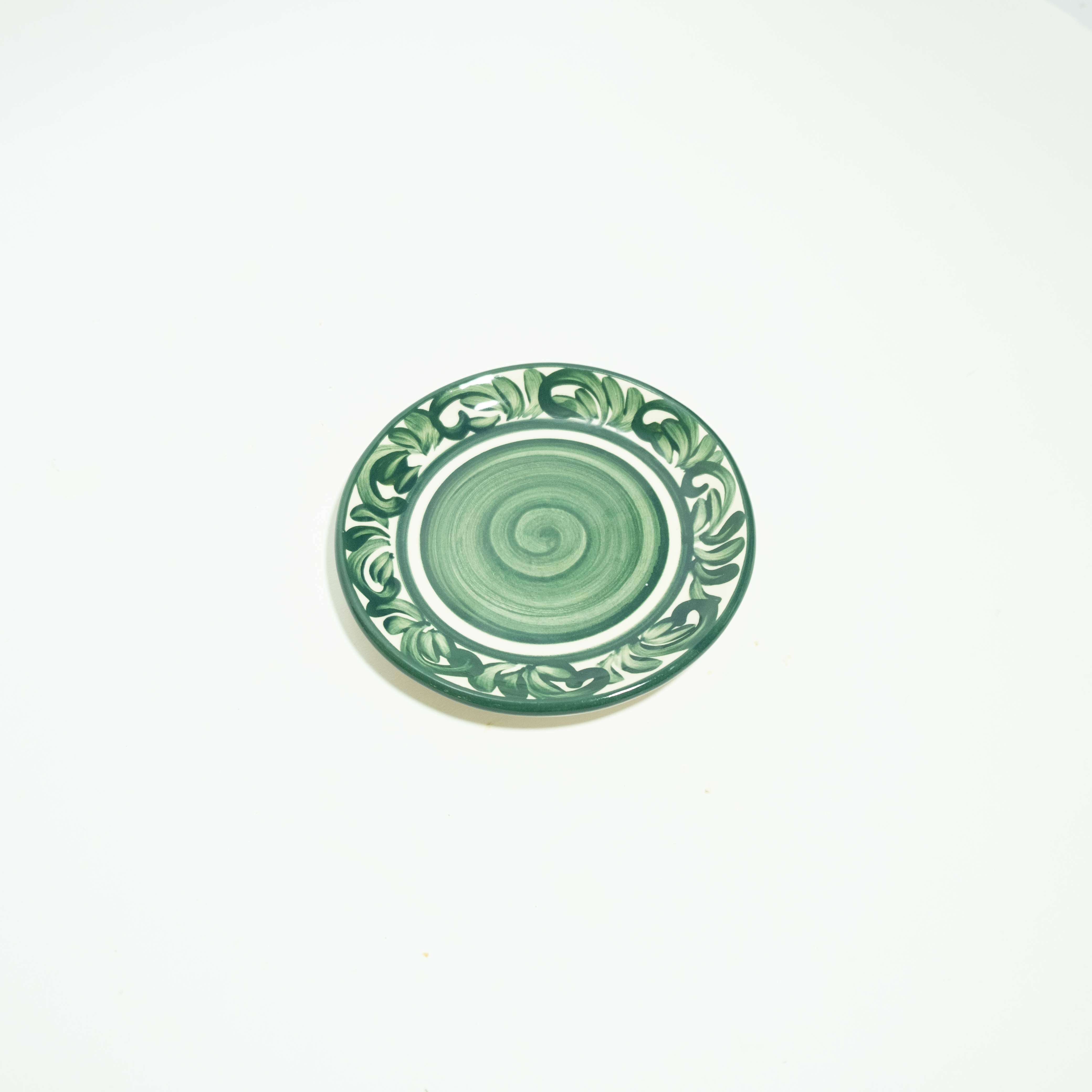 彩繪陶瓷｜小餐盤 - 湖綠｜薩爾瓦多