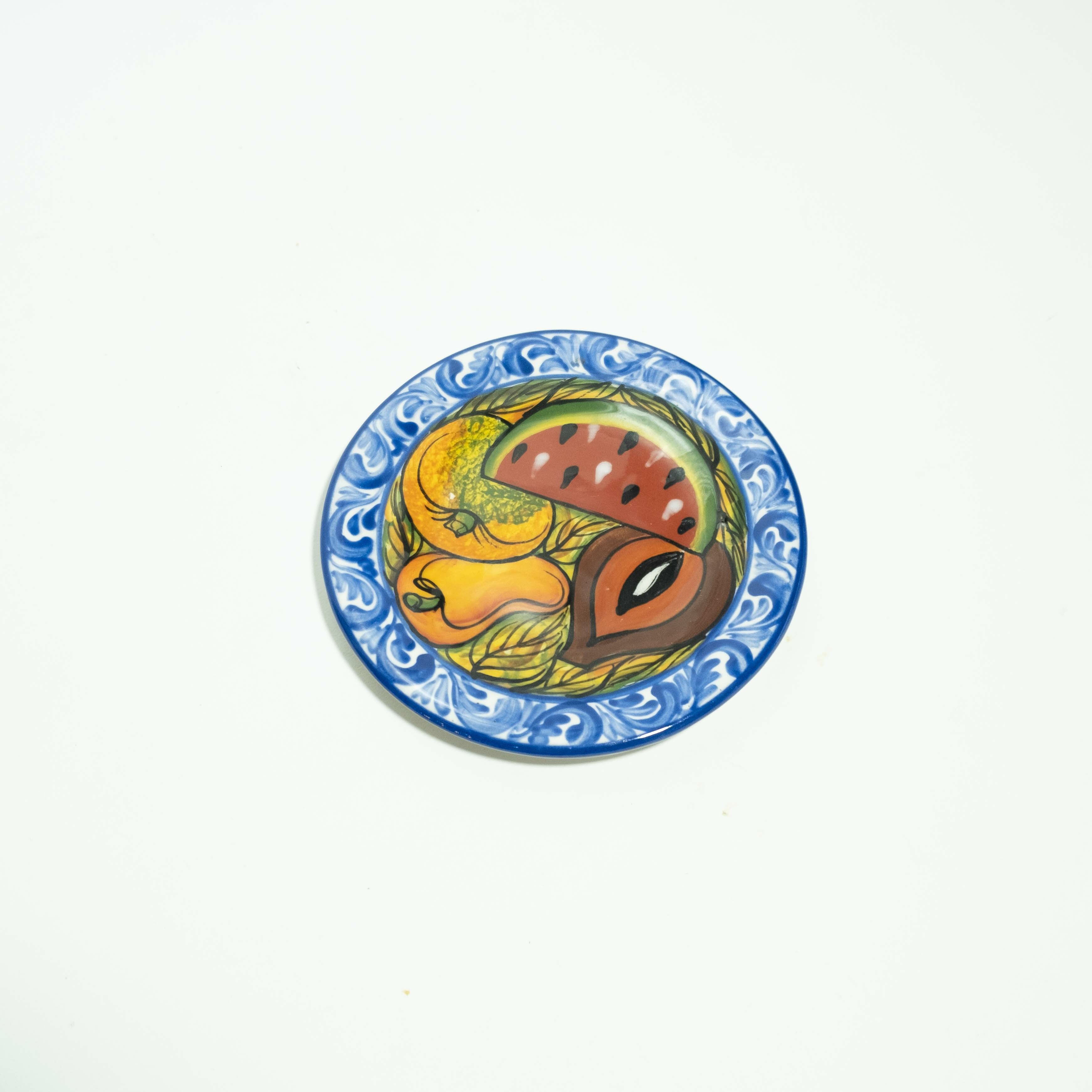 彩繪陶瓷｜小掛盤 - 纍纍｜薩爾瓦多