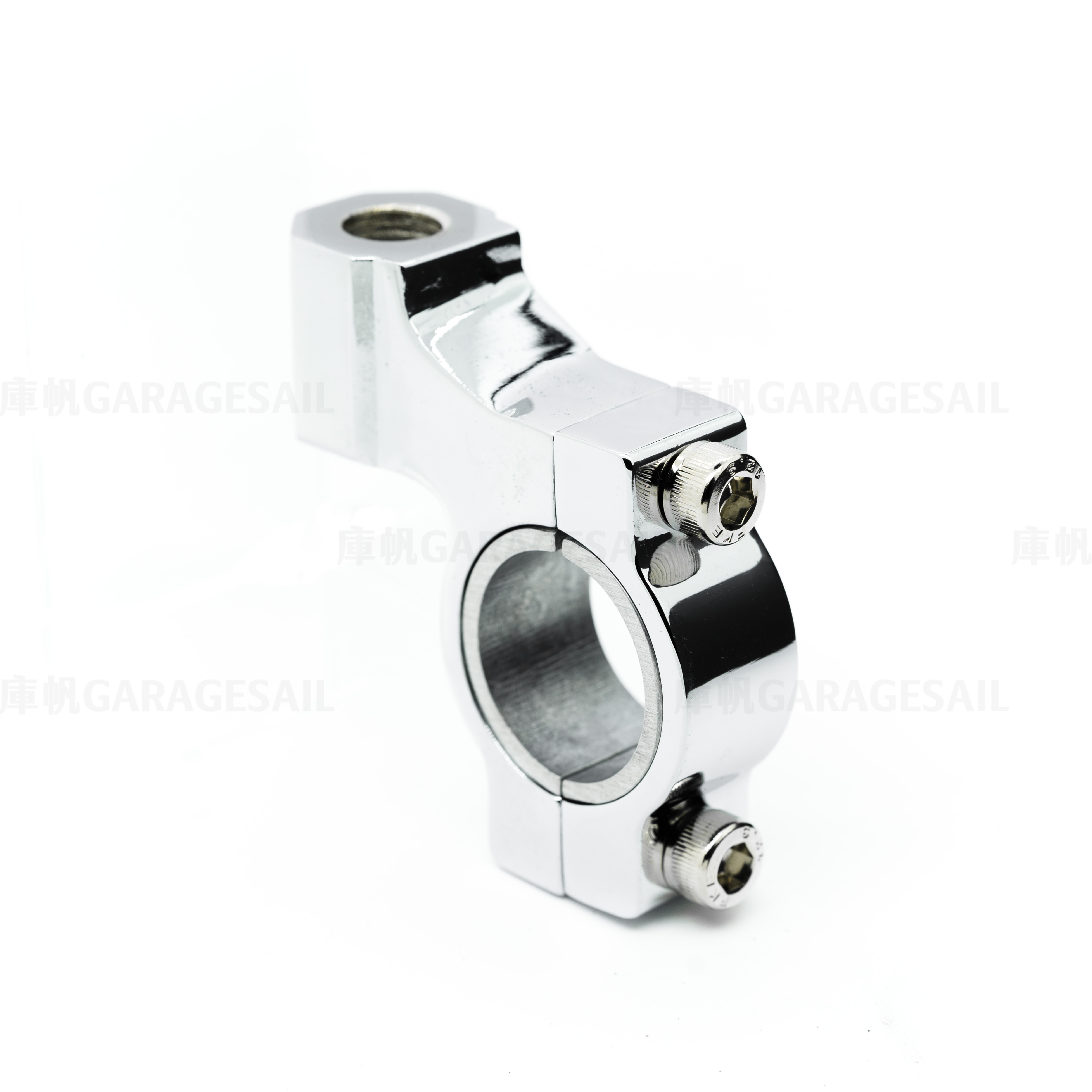 通用型 後照鏡座 10mm 正牙 (C款) - 銀