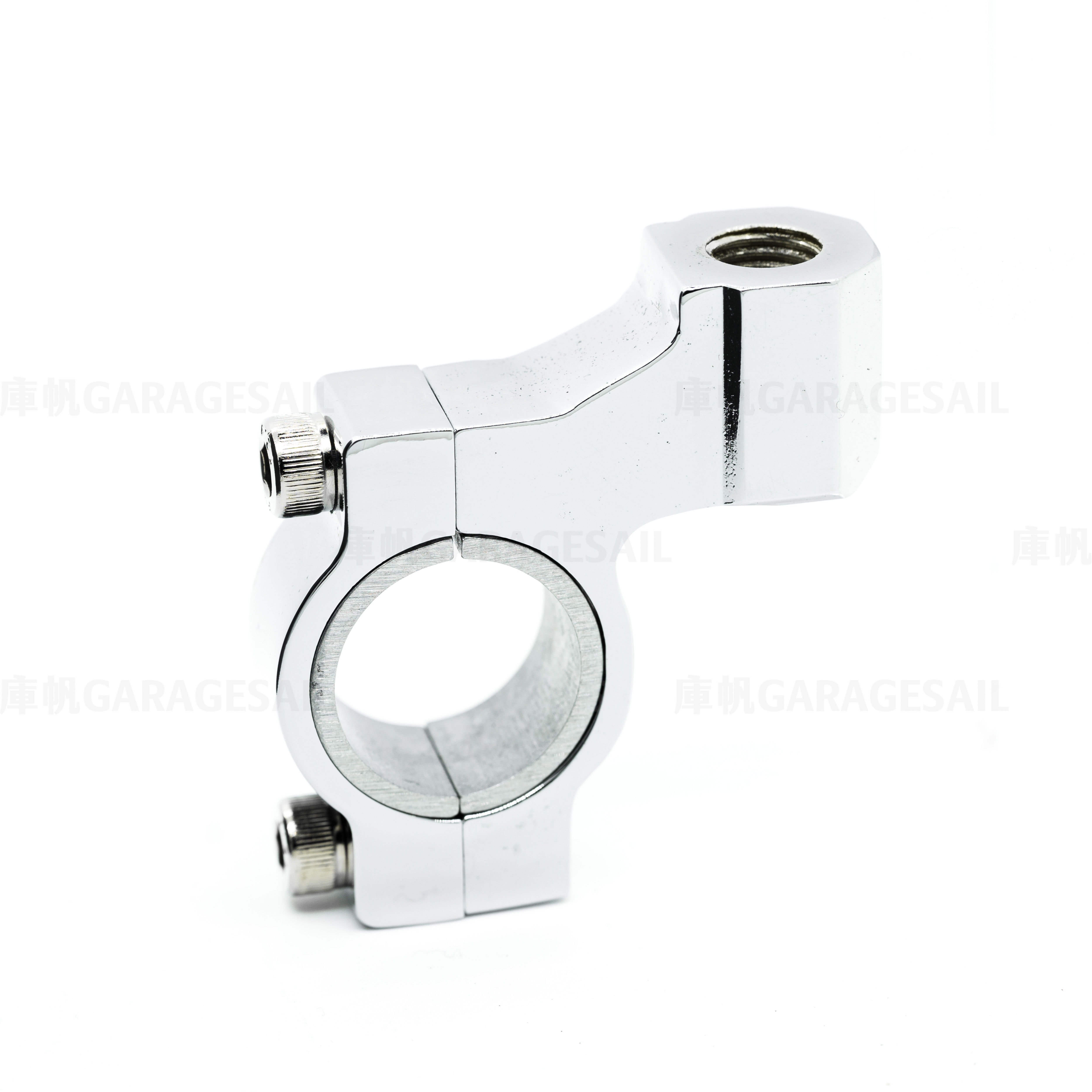 通用型 後照鏡座 10mm 正牙 (C款) - 銀