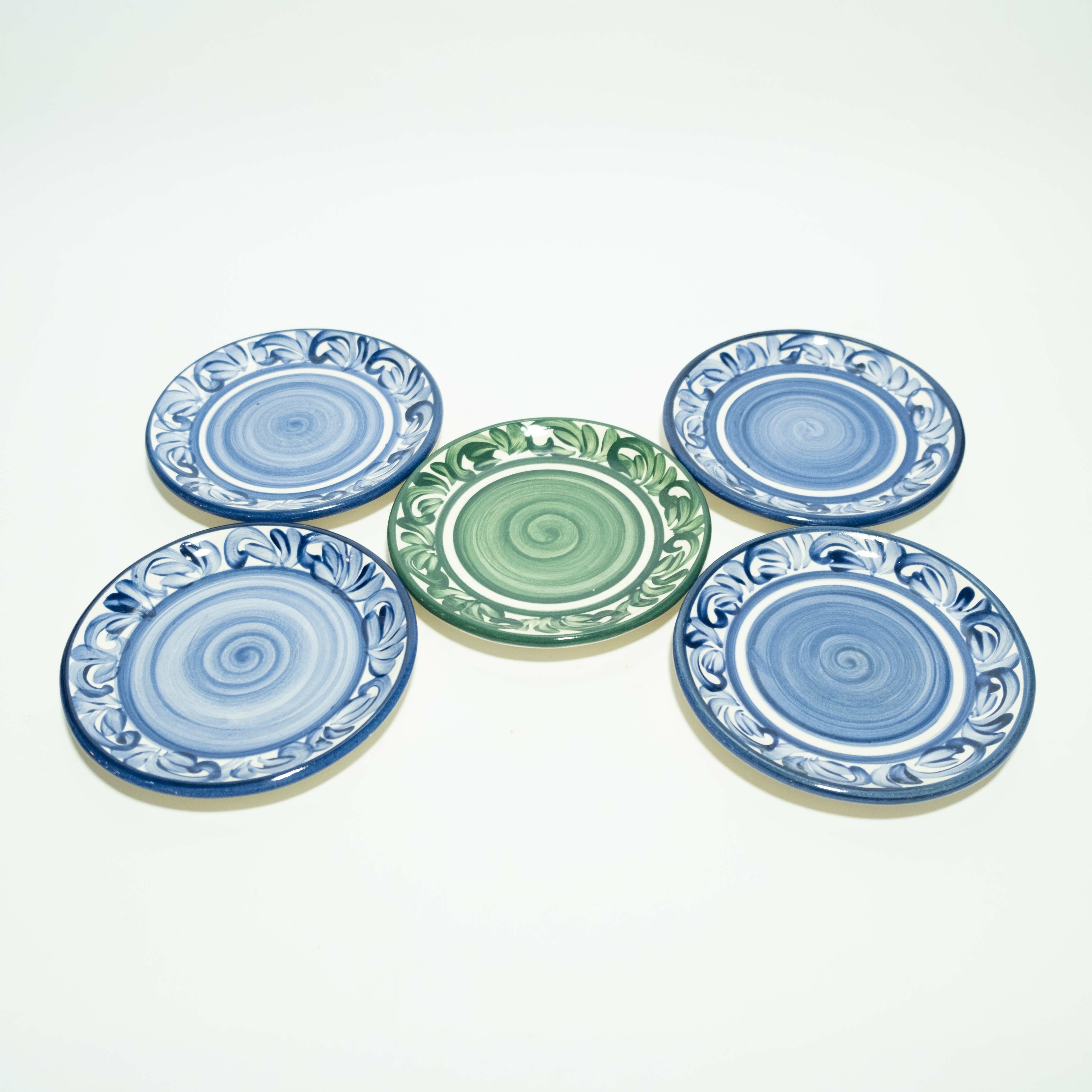 彩繪陶瓷｜小餐盤 5入組｜薩爾瓦多