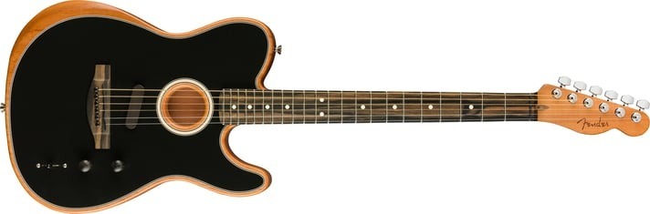 Fender Fender American Acoustasonic Telecaster 電木吉他 黑色 — 三峽吉他 / Bass｜YA! 玩音樂