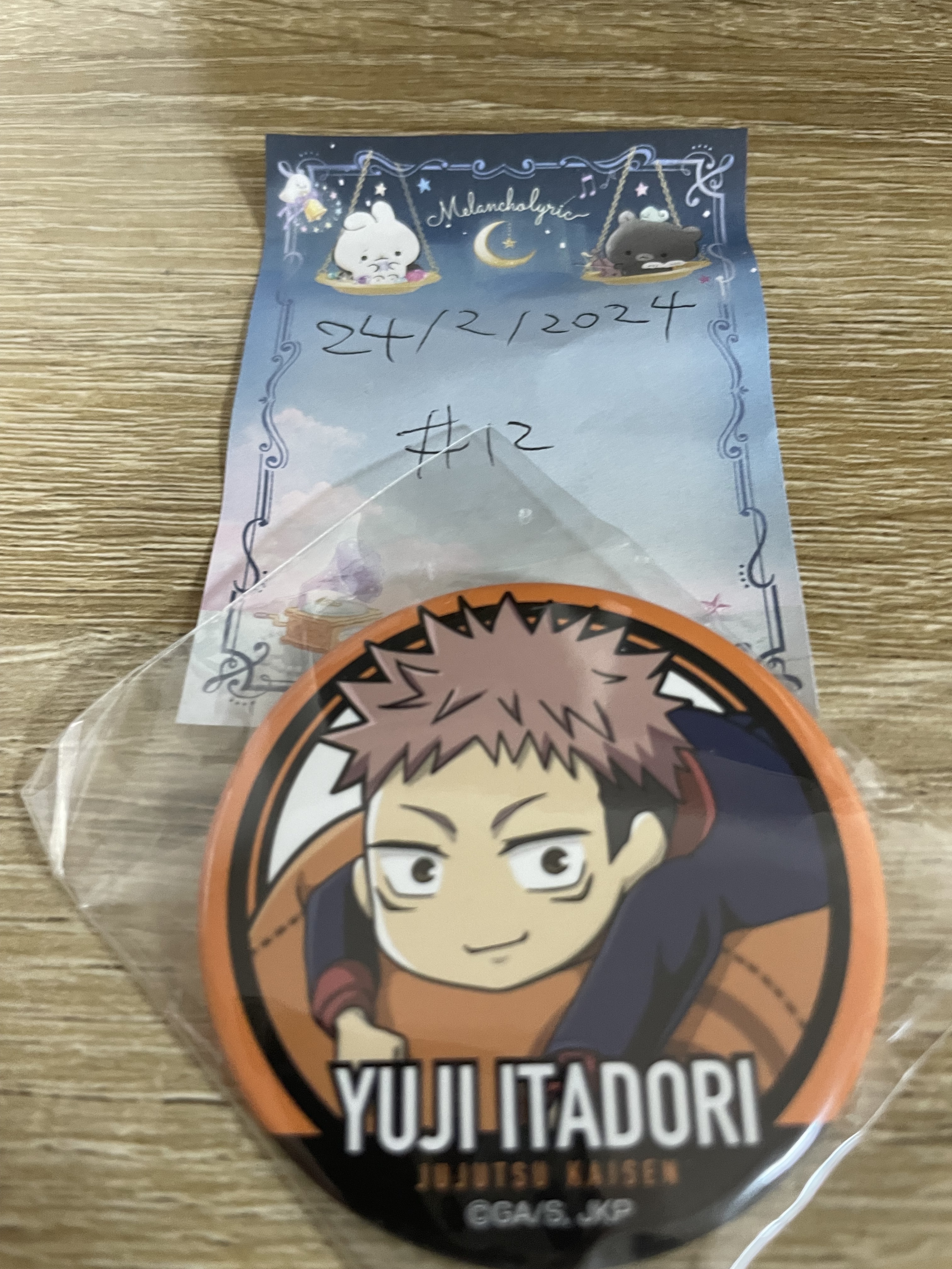 咒術迴戰 虎杖 襟章#12