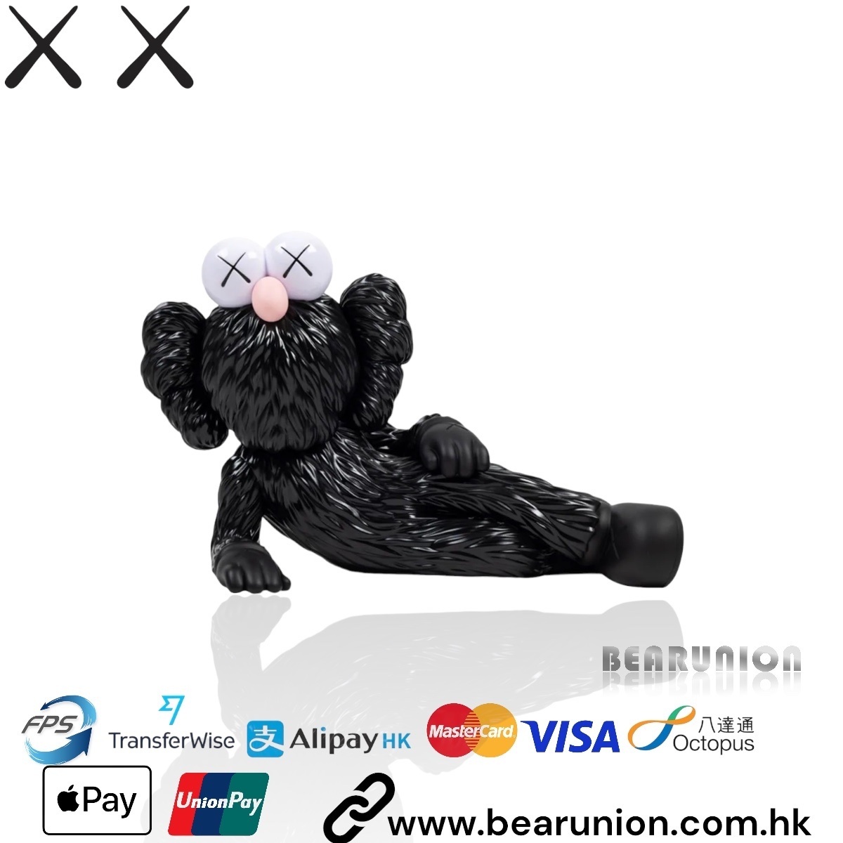 🎏預訂🎏KAWS TIME OFF Vinyl Figure Black