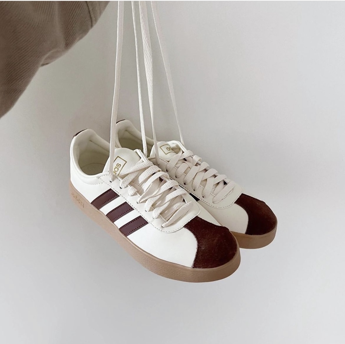 Adidas Neo VL Court 焦糖布丁 復古 德訓鞋 麂皮 女款 ID6016/預購