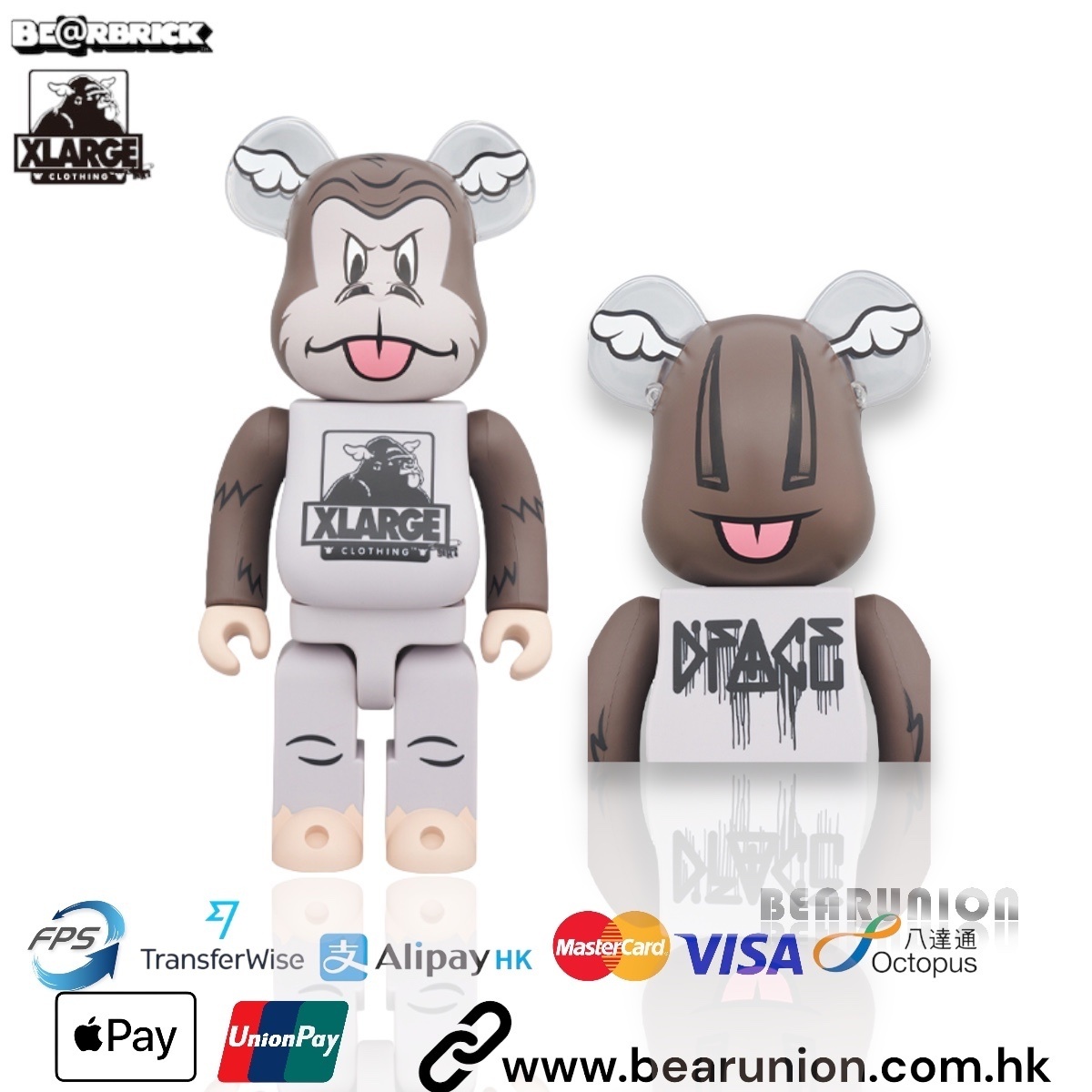 🥇現貨🥇Bearbrick 1000% XLARGE X D FACE