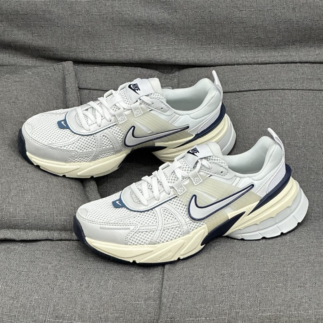 Nike V2K Run Runtekk 白銀深藍 奶油莫蘭迪 Y2K 復古老爹鞋
