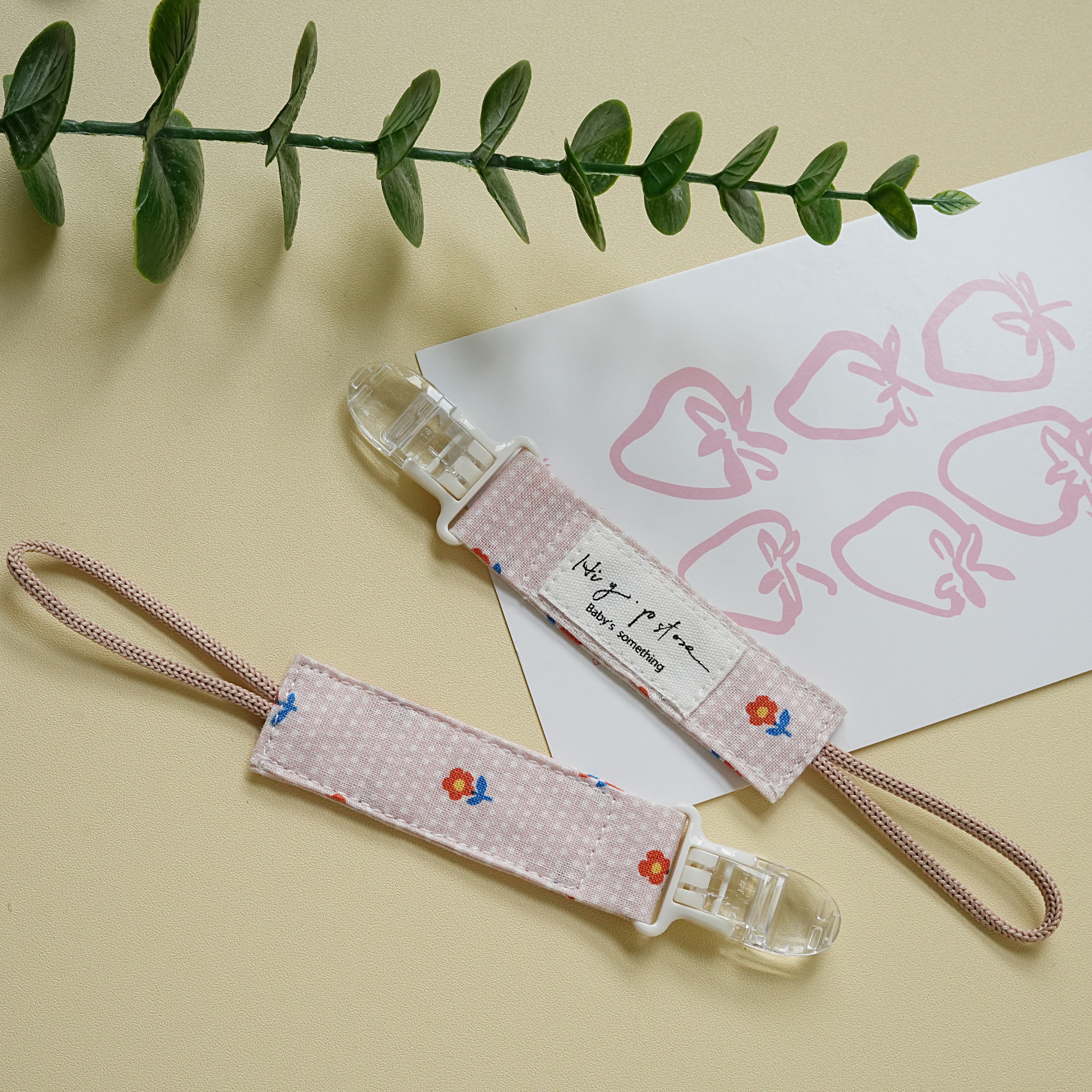 Hi Y.P store-短版鱷魚夾-點點小花