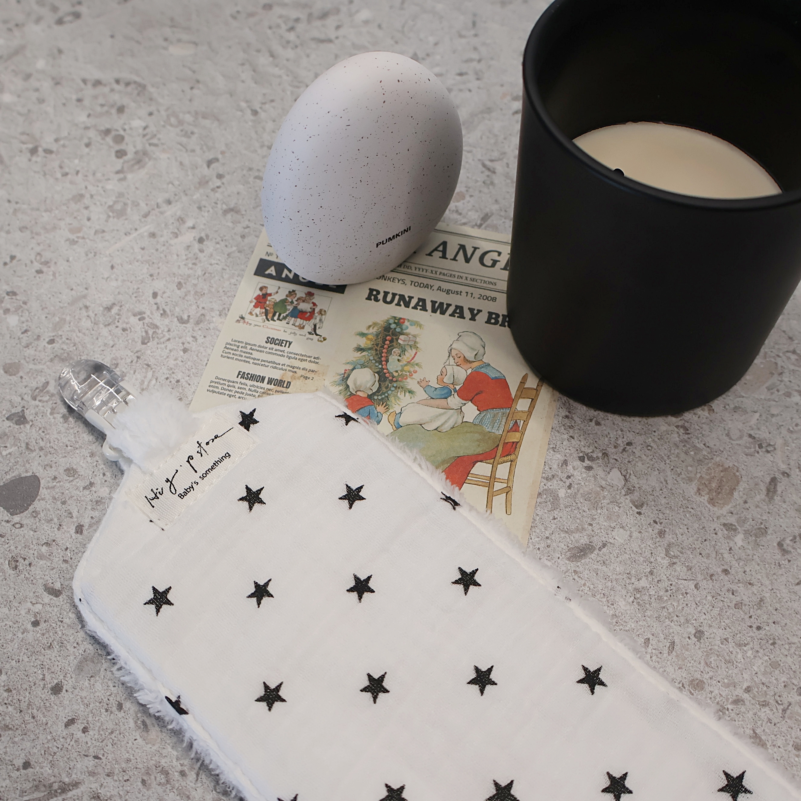 Hi Y.P store-手作手帕夾-質感星星