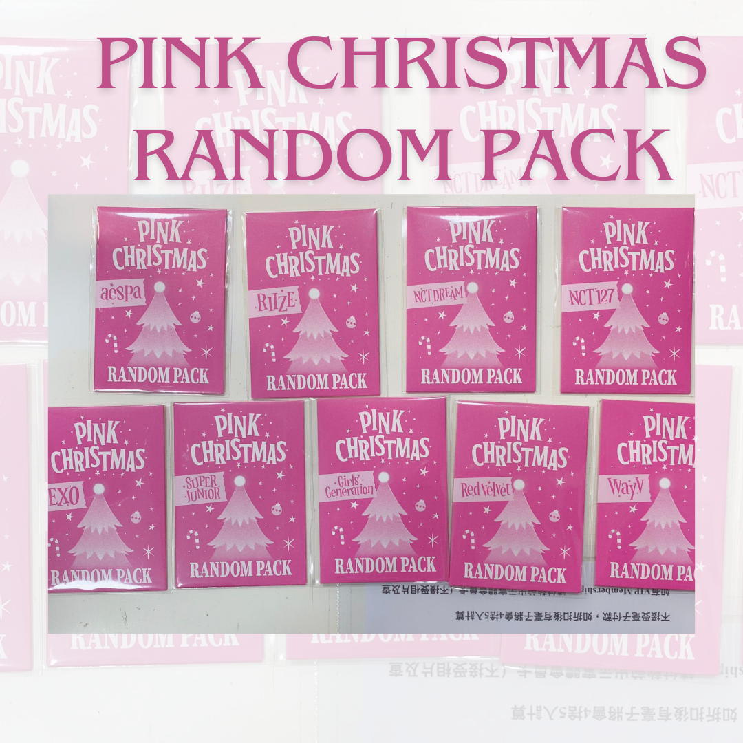 PINK CHRISTMAS RANDOM TRADING CARD