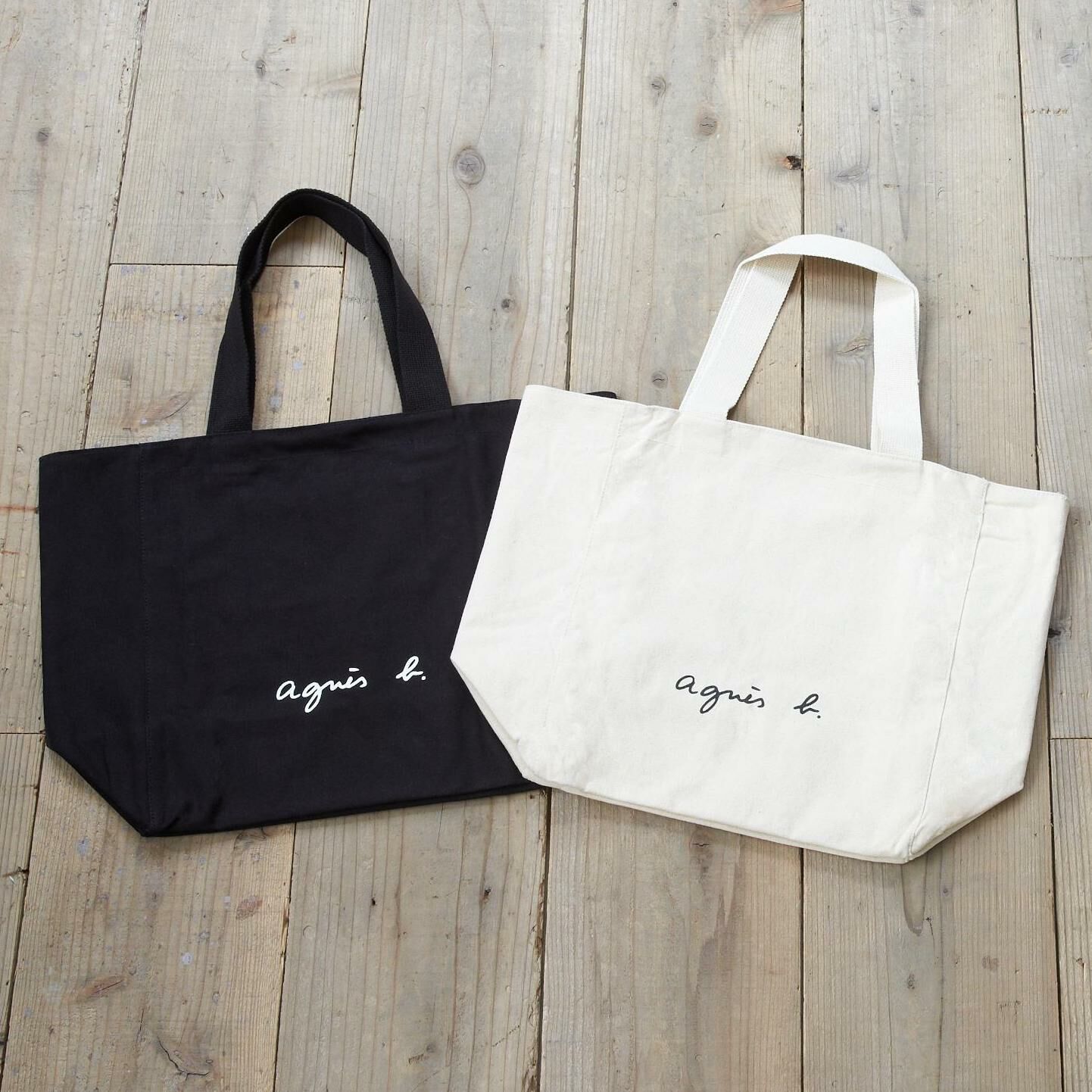 agnès b. 肩背大款簡約托特包