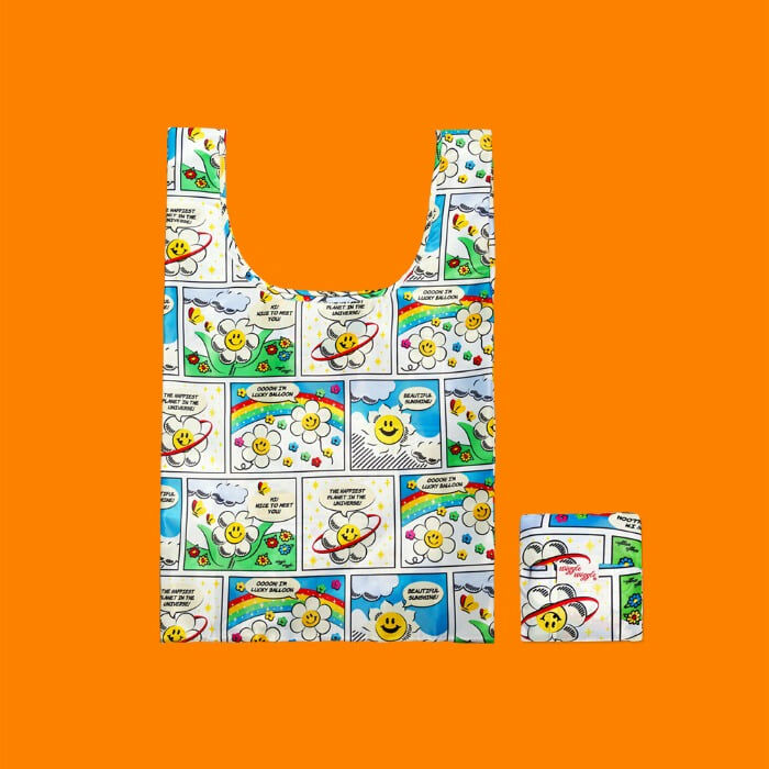 WIGGLE WIGGLE Picnic Bag-Vintage Cartoon 環保購物袋