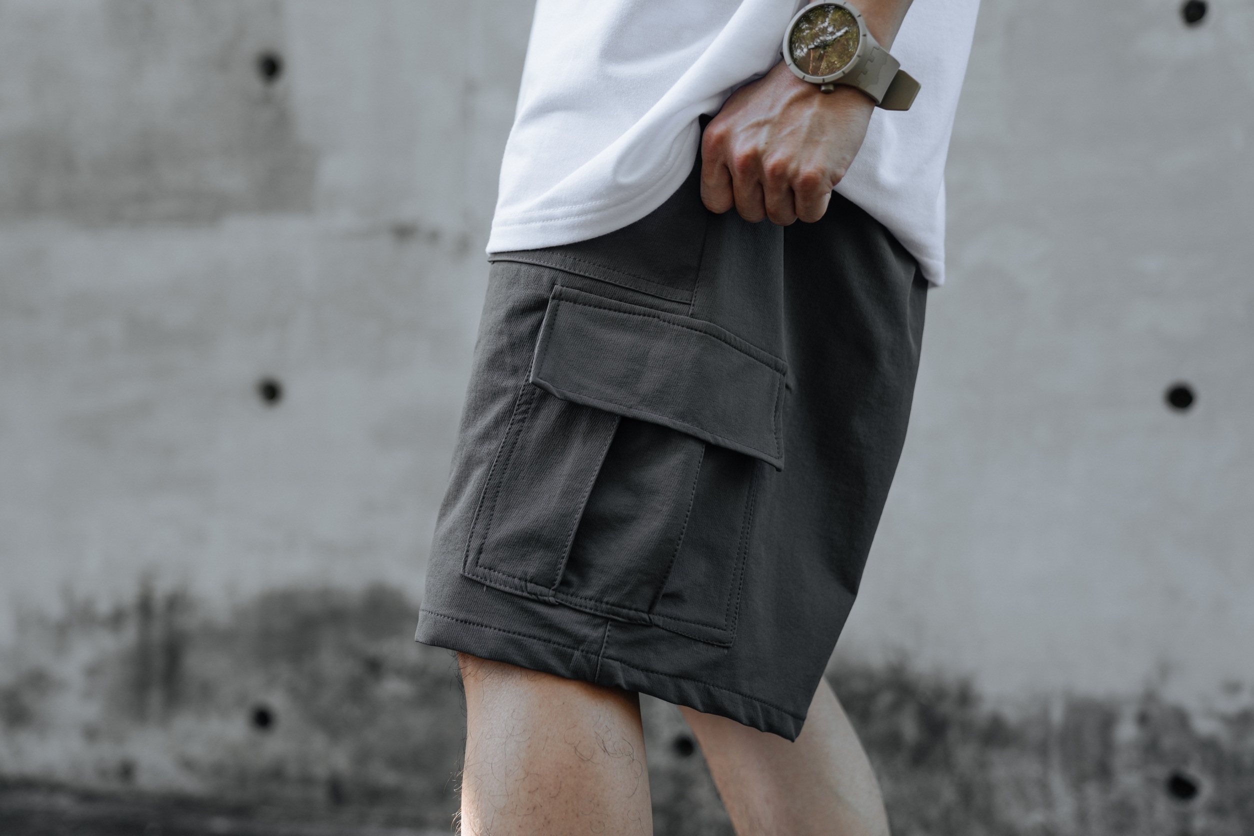 SBG 彈力多口袋寬鬆短褲 K607