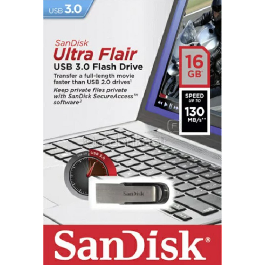 【SanDisk】16G ULTRA FLAIR CZ73 150MB USB3.0 隨身碟