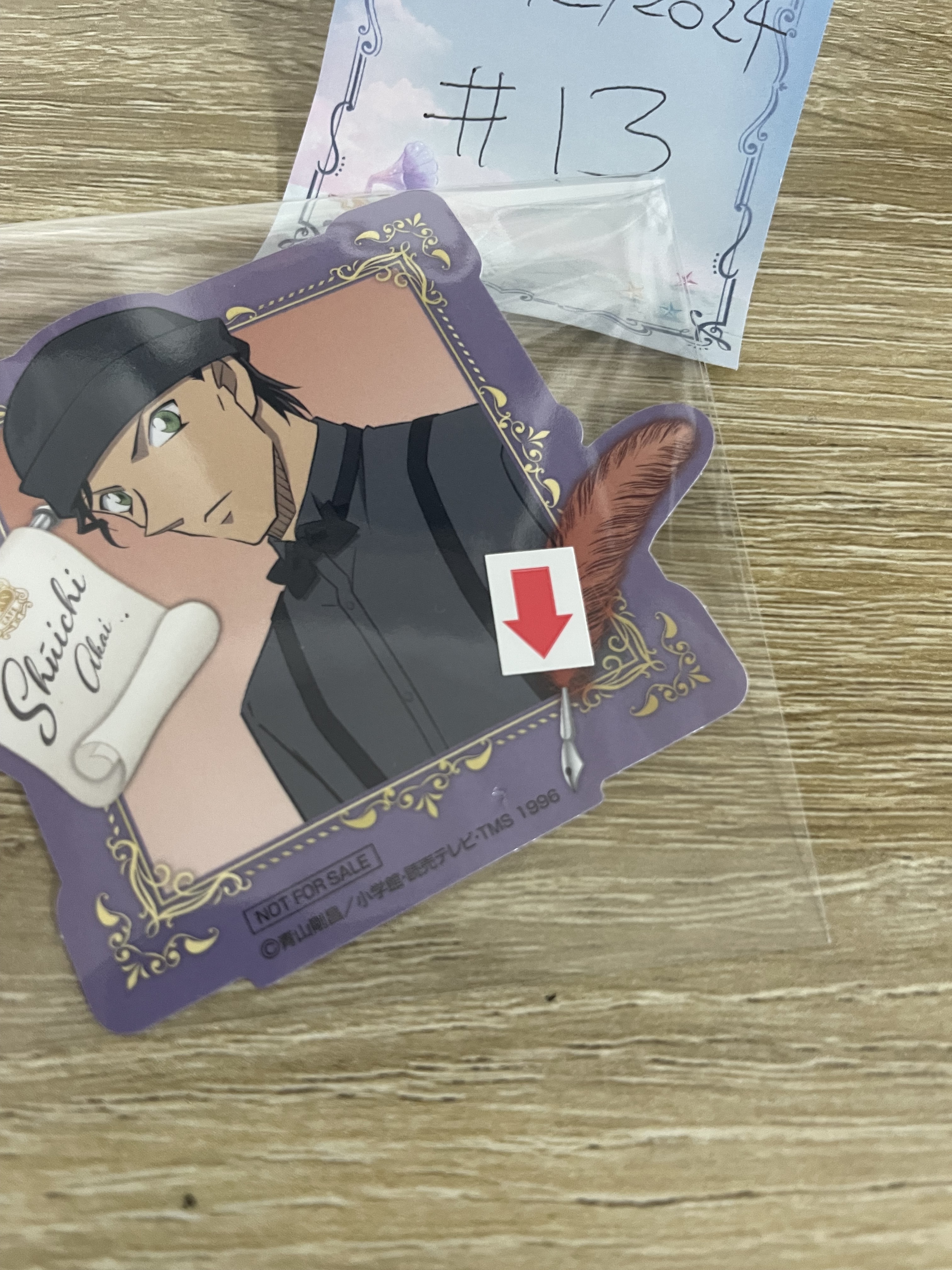 名偵探柯南 赤井 貼紙 (瑕) #13