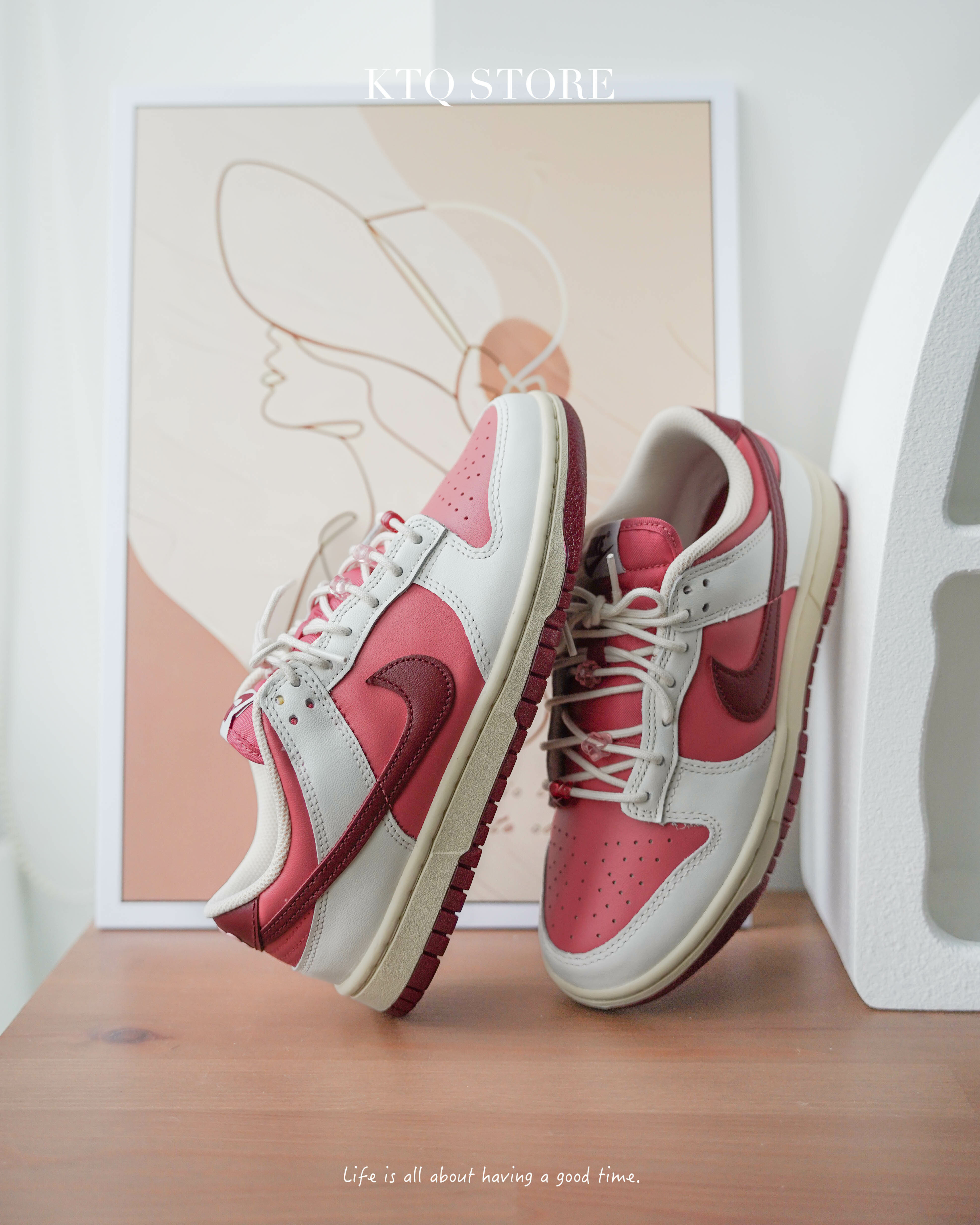 KTQ STORE ‧ Nike Dunk Low Valentine's Day 2024 情人節 櫻桃奶霜 HF0736-161