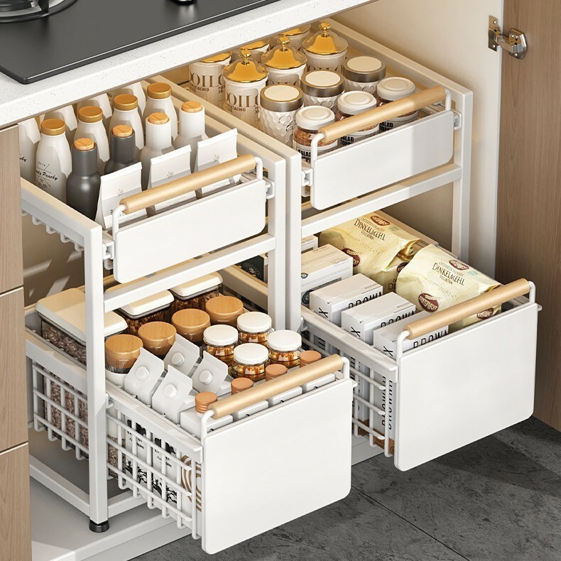 《3720》自製抽屜式廚房調味料收納架