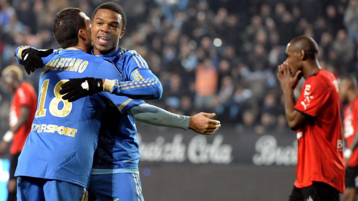 2011 Olympique Marseille Authentic Formotion Away shirt with 11 REMY