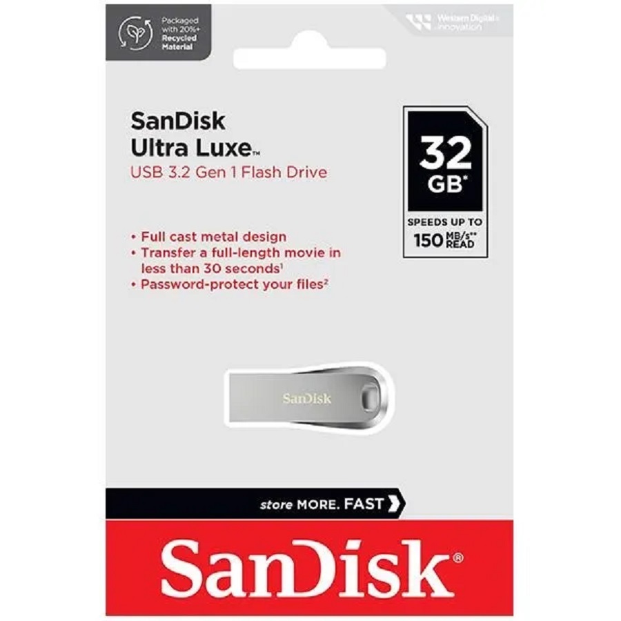 【SanDisk】Ultra Luxe USB 3.1 隨身碟 CZ74  32G